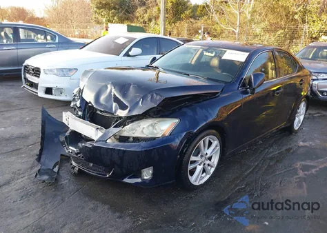 2007 Lexus Is 250 из США, поврежденный, VIN JTHBK262072056606